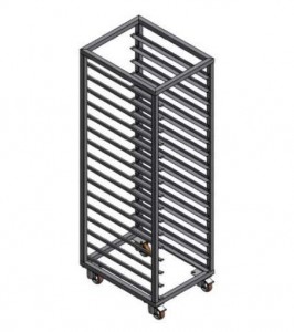 Voziček za pladnje FINES 600x400 mm